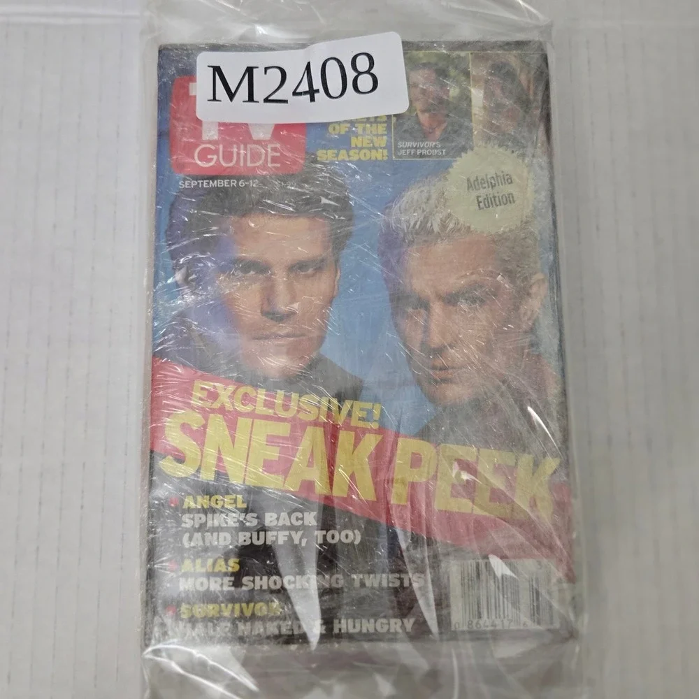 Vintage 2003 TV Guide Magazine Buffy Angel Spike James Marsters David Boreanaz